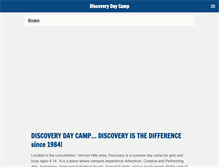 Tablet Screenshot of campdiscovery.com