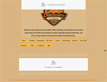 Tablet Screenshot of campdiscovery.co.za
